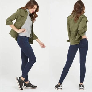 Spanx Women's Blue Jean-ish Ankle Leggings Size Small